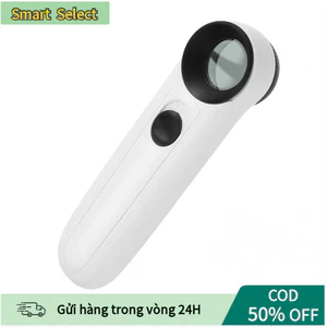 Kính Lúp Phóng Đại 40X Có Đèn LED, Chất Liệu ABS Và Kính, Dùng Để Kiểm Tra Bảng Mạch, Dấu Hiệu, Tem, Cho Thợ Kim Hoàn, B