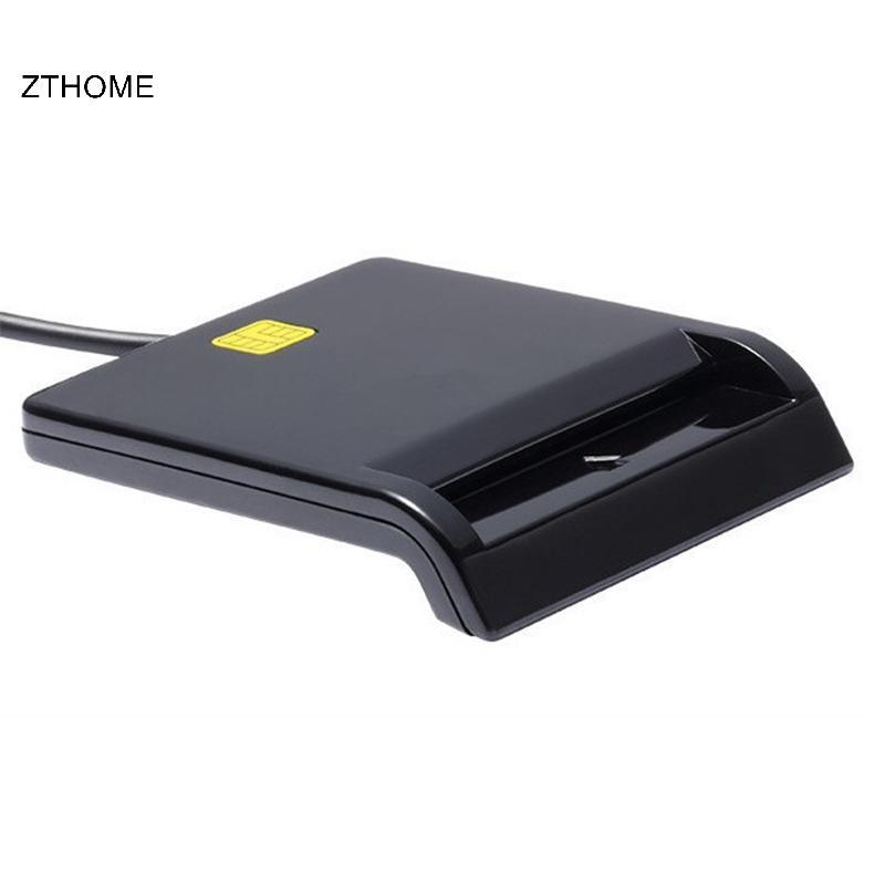 Đầu đọc thẻ thông minh USB ZTHOME cho đầu đọc thẻ IC / ID EMV chất lượng cao cho Windows 7 8 10 Linux OS HOT