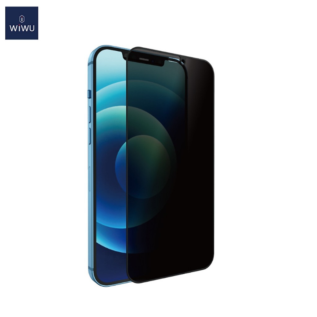 Kính Cường Lực Chống Nhìn Trộm WiWU SQ009 iPravicy (Bảo Mật 360°, Kèm Khung Tự Dán Thông Minh) Cho iPhone 11 đến 16 PRM