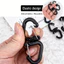 2 CÁI Mới 360° Móc xoay ngoài trời đa chức năng S-Hook Dây đeo ba lô Carabiner