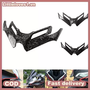 Littleloves1 1 Cái Dành Cho Xe Yamaha Nmax155 Kawasaki Ninja 250 300 GSX250R CFmoto 250SR Xe Máy Trước Fairlets Airdynamic Winglets VN