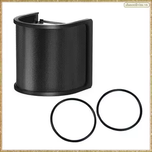 Bộ lọc micrô, Màn hình Mic với lưới kim loại và bộ lọc bọt, Phụ kiện micrô tiếng ồn