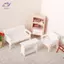 HFTOY 1: 12 Nhà Búp Bê Mini Sofa Da Sofa Đơn / Đôi Ghế Nội Thất Mô Hình Phòng Khách Trang Trí Đồ Chơi Phụ Kiện Nhà Búp Bê ~
