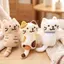 PNPIA- Mèo Sang Trọng Túi Búp Bê Quyến Rũ Mini Mèo Con Thú Nhồi Bông Hoạt Hình Sang Trọng Đồ Chơi Phụ Kiện Cho Trẻ Em Bé Gái Ví Trang Trí Quà Tặng Sinh Nhật