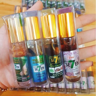 Dầu Lăn Green Seven Water Balm 8ml – Bộ 4 Dầu Thảo Dược Tinh Chất Thơm gồm 4 phiên bản