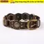 Thắt lưng WOODNEST Thắt lưng Cinch, Grommet Da PU Gothic Steampunk Thắt lưng, Retro Rộng y2k Vintage Đinh tán Thắt lưng Quần jean nữ