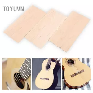 Toyuvn Toyuvn ACAGALA 3 Cây Phong Đàn Guitar Đầu Veneer Tấm Headplate DIY Thay Thế Một Phần Cho Thợ Làm Đàn