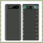 DIY Power Bank Case Màn hình LCD Hỗ trợ Màn hình LCD 20000MAh cho pin 8X18650 màu đen