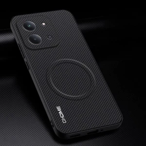 Dành cho Xiaomi Redmi 15C Vỏ mềm da PU có họa tiết từ tính dập nổi thân thiện với da