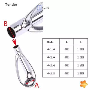 1 Vòng Hướng Dẫn Đầu Bạc / Cầu Vồng Không Bị Rối Để Quay Cần Câu Phụ Kiện Câu Cá Mới