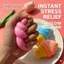 Đồ chơi Squishy hình thực phẩm mới lạ Thiết kế kem Đồ chơi Fidget giảm căng thẳng tăng chậm cho trẻ em và người lớn