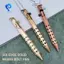 Bộ bút hành động Bolt 3 gói Bút bỏ túi bằng đồng thau nguyên khối lục giác với 30 điểm nạp lại A