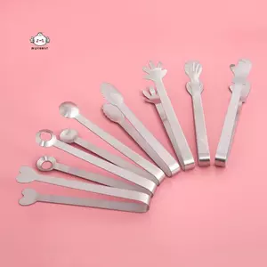Maybest Kẹp Thực Phẩm Mini Bằng Thép Không Gỉ Cho Sugar Cubes Làm Bánh Ngọt Dễ Thương Trang Trí Bánh Kẹo Món Tráng Miệng Kẹp {VN}