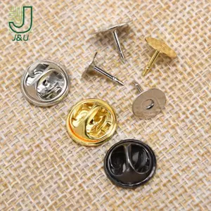 30 Cái / bộ Đồng Bướm Ly Hợp Huy Hiệu Pin Ba Bóp Khóa DIY Làm Trâm Cài