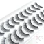 Lông mi giả lông tơ 3D - Phần mở rộng lông mi Wispy mềm tự nhiên 10 đôi