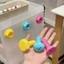 3 Cái / bộ Mới Dễ Thương Hình Vít Móc Treo Tường Tự Dính Móc Treo Cho Túi Mũ & Móc Khóa