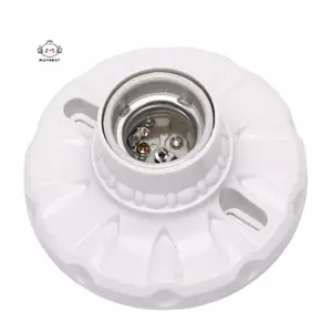 Maybest E27 Gốm Sứ Đèn LED Giá Đỡ Bóng Đèn Tròn Đế Chân Treo Đèn Đế Soet {VN}