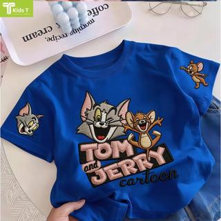 COD✅ (Hồ Chí Minh)Kids T Mall Áo phông tay ngắn In hình hoạt hình Áo Kiểu rộng và ấn tượng Trẻ em thời trang #VN405