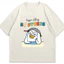 （24H SHIP）Áo thun dạo phố-tay ngắn dáng rộng-in hoạt hình Việt Nam-100% cotton-mềm mại thoải mái-thời trang-D588