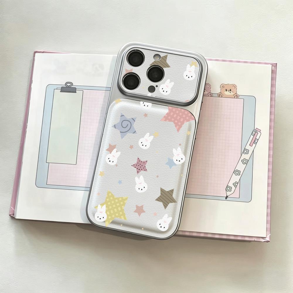 Ốp lưng iPhone hình ngôi sao màu sắc, dễ thương, chống sốc, phù hợp iPhone 17/16/15/14