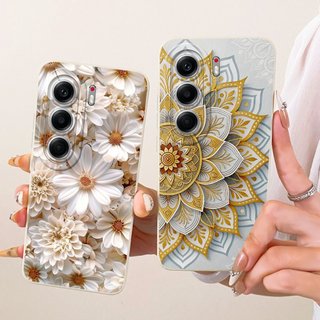 Ốp Bảo Vệ Camera Cho Tecno Camon 40 Pro 4G CM6 / Camon 40 Pro 5G CM7 Ốp Lưng Thời Trang Không Gian Hoa Silicon Mềm TPU Vỏ