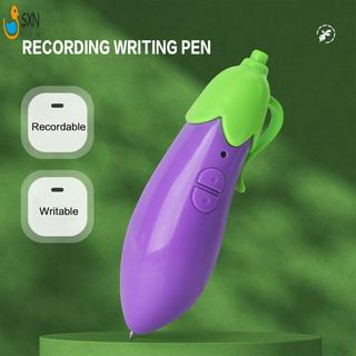 Bút ghi âm hình cà rốt Bút bi ghi âm 2 trong 1 có chức năng ổ đĩa Flash USB tích hợp Mic cho học sinh Đồ dùng học tập văn phòng