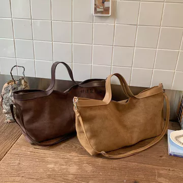 Women's Suede Tote Bag
