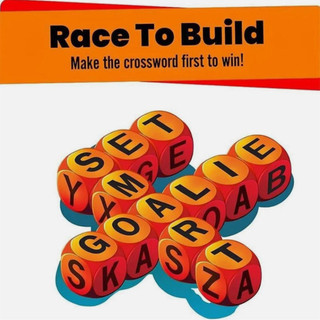 Scrambled Dice Word Game Family Party Shuffling Dice Vocabulary Building Game