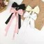 Vintage Nơ Lớn Xu Hướng Kẹp Tóc Ruy Băng Dài Barrettes Mũ Dành Cho Nữ Cô Gái Phụ Kiện Tóc Trang Sức Cưới [Mina]