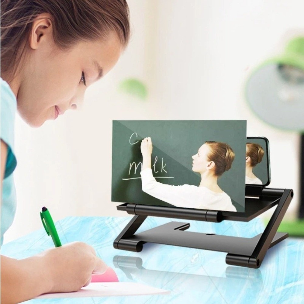 Kính lúp điện thoại di động HOBBYIN, Bộ khuếch đại màn hình điện thoại di động gấp đa chức năng, Máy chiếu HD HD màn hình phóng to