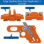 THEGIRL8B Gỗ Keo Applicator, Thiết Bị Phụ Trợ Bàn Chải Chế Biến Gỗ Cạnh Dải Keo Applicator, Hiện Vật Hướng Dẫn Sử Dụng Dải Cạnh Bảng Dính Trang Trí Bàn Chải Keo Chế Biến Gỗ