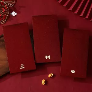 Maybest 6 Cái / gói 2026 Túi Phong Bì Màu Đỏ Đơn Giản Đa Năng Năm Mới Lễ Hội Mùa Xuân Trẻ Em Phong Bì Tiền May Mắn Sinh Nhật Cưới Gói Màu Đỏ {VN}