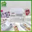 SWEET INS Hộp Bảo Quản Nhựa Trong Suốt Photocards Giá Đỡ Để Bàn Lưu Trữ Sắp Xếp Phân Loại Hộp Văn Phòng Phẩm n