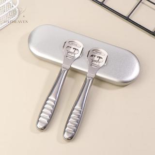 [hatheaven] Bộ dụng cụ làm móng chân bằng thép không gỉ Chăm sóc chân Dao cạo da cứng Old Calluses Tẩy tế bào chết Dụng cụ cạo râu Dụng cụ cạo râu Chăm sóc bàn chân Đẹp