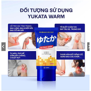 Kem Làm Ấm Cơ Thể YuTaKa, Cải Thiện Nhức Mỏi Cơ Thể & Xương KhớpL- Chiết Xuất Gừng, Ngãi Cứu, Dầu Đinh HươLàm- 50g