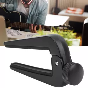 toyuvn Mingzhe Zinc Alloy Professional Acoustic Guitar Capo cho nhiều loại nhạc cụ dây (Đen)