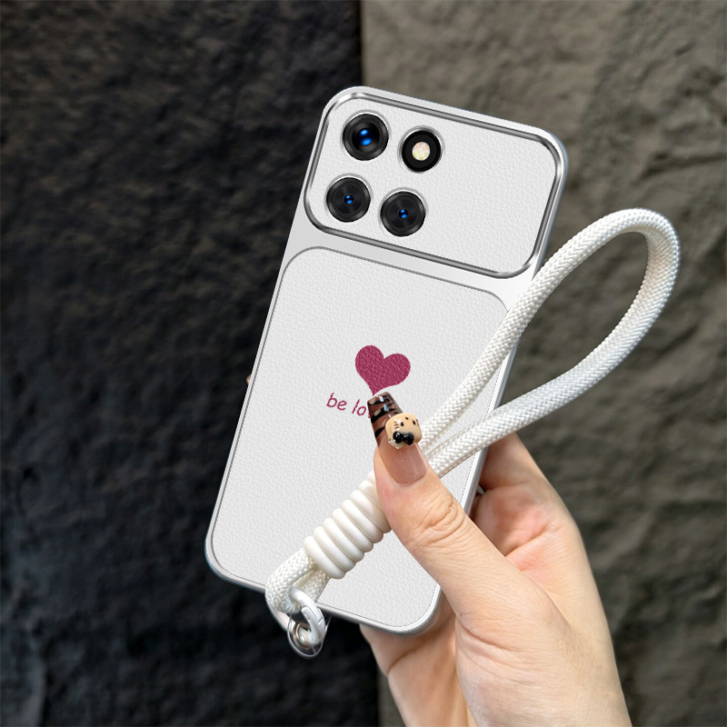 Ốp điện thoại honor X7B X7A X7C X7D X5B X5C PLUS 5G Vỏ điện thoại lo lắng Vỏ mềm chống sốc thiết kế mới cặp đôi thẩm mỹ tình yêu dành cho bé gái có dây buộc TBHSAX1
