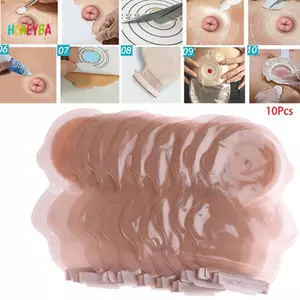 < Honeyba > Túi nhi khoa 10 chiếc Chăm sóc một mảnh có thể thoát nước Dễ dàng xử lý Đóng cửa mềm cho trẻ em Đẹp