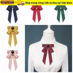 SNUGHOUSE Thắt Nơ, Phụ Kiện Trang Sức Hợp Kim Nơ Trâm Cài, Trang Trí Cổ Kim Cương Giả Pha Lê Đính Kim Cương Giả Bowtie