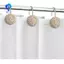 Móc treo rèm tắm phong cách Boho Thiết kế nút thắt, Bộ nhẫn trang trí nhà 12 chiếc cho phòng tắm, móc treo rèm