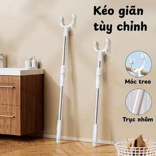 Cây Lấy Quần Áo Trên Cao Thông Minh MAISON, Gậy Phơi Đồ Kéo Dài Chất Liệu Thép Không Gỉ Dài 1.2M