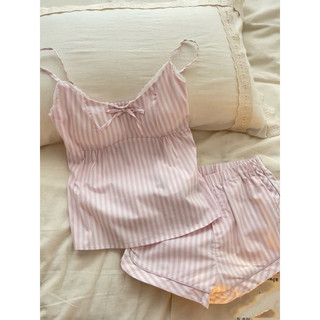 [Luni-oder] Đồ Ngủ Nữ 2 Dây Có Mút Ngực, Set Quần Short Cotton Mềm Mát Nhiều Mẫu Pastel ĐN36-40