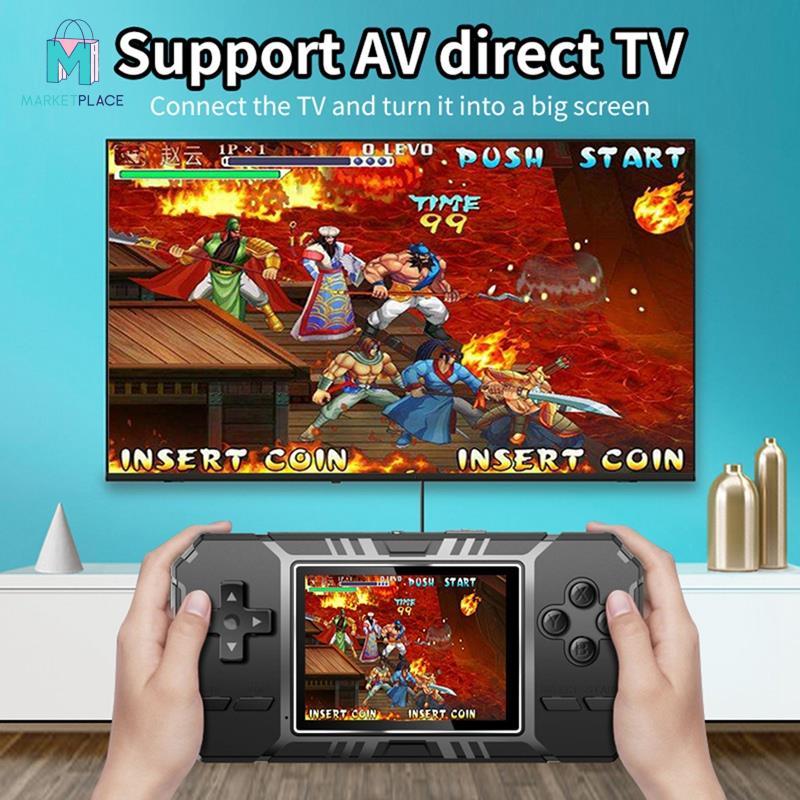 Máy chơi game cầm tay Mini cầm tay Retro Màn hình màu 8-Bit 3.0 Inch Máy chơi game LCD tích hợp 500 trò chơi
