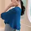 HFSHY Nữ Dệt Kim Rỗng Khăn Choàng Khăn Choàng Mùa Hè Thu Đông Nữ Thanh Lịch Chống Nắng Áo Smo VN