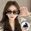 Kính râm hình bầu dục có thể gập lại Phiên bản Hàn Quốc Kính chống nắng phù hợp thời trang Chống tia cực tím Lái xe Phân cực Bảo vệ mắt Kính râm nữ 26.3.22