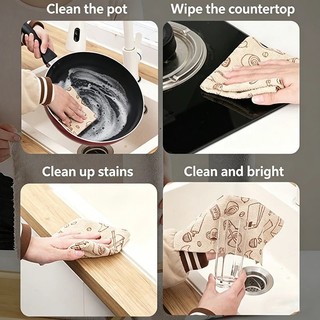 Mới Dùng Một Lần Vải Lau Lười Lau 20 Cái / Cuộn Dầu Hút Tẩy Khăn Nhà Bếp