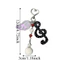 FUHUIOT Music Note Móc Khóa, Chất Liệu Acrylic Chấm Bi Họa Tiết Ita Túi Charm, Họa Tiết Sọc Dễ Thương Hình Ngôi Sao Sáng Tạo Hoạt Hình Chìa Khóa Túi Mặt Dây Chuyền
