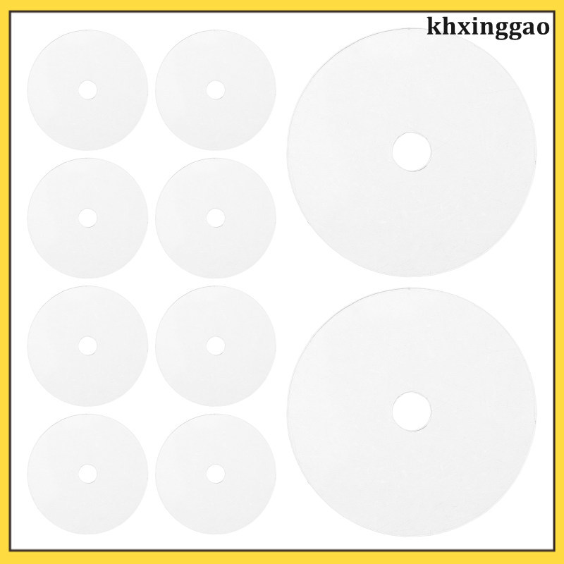 Album Mini 10 Chiếc Móc Khóa CD Trong Suốt Mặt Dây Chuyền Túi Trang Trí Tiệc Đĩa khxinggao