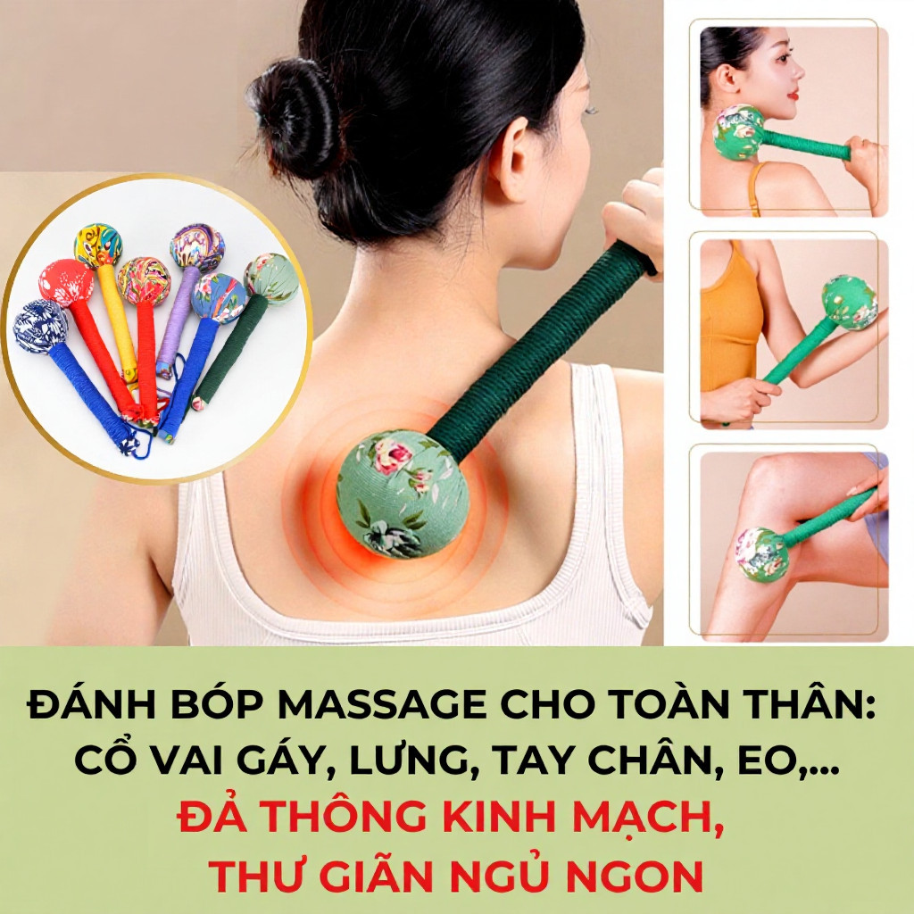 【🔥】Búa thư giãn: Giảm căng thẳng, lưu thông khí huyết! Quà tuyệt cho gia đình.