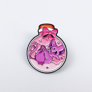 9 Cái / bộ Sáng Tạo Dễ Thương Nơ Chai Pokemon Hoạt Hình Thổ Cẩm Hợp Kim Huy Hiệu Trang Trí Pin